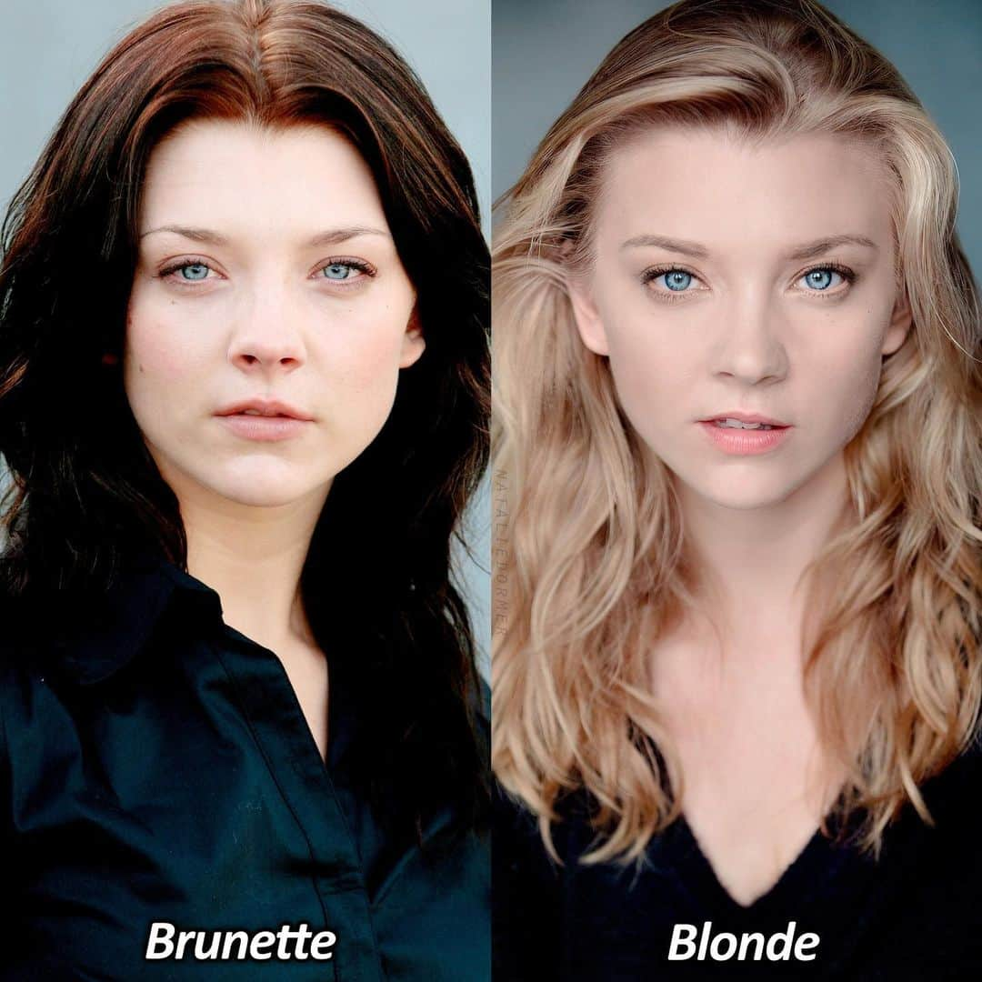 ナタリー・ドーマー（ファンアカウント）のインスタグラム：「#NatalieDormer — Blonde or brunette?」