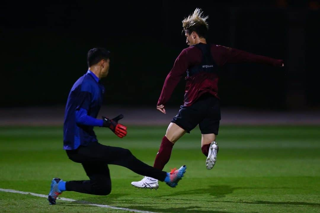 古橋亨梧のインスタグラム：「応援してくれるみんなのために💪✨ #acl2020」