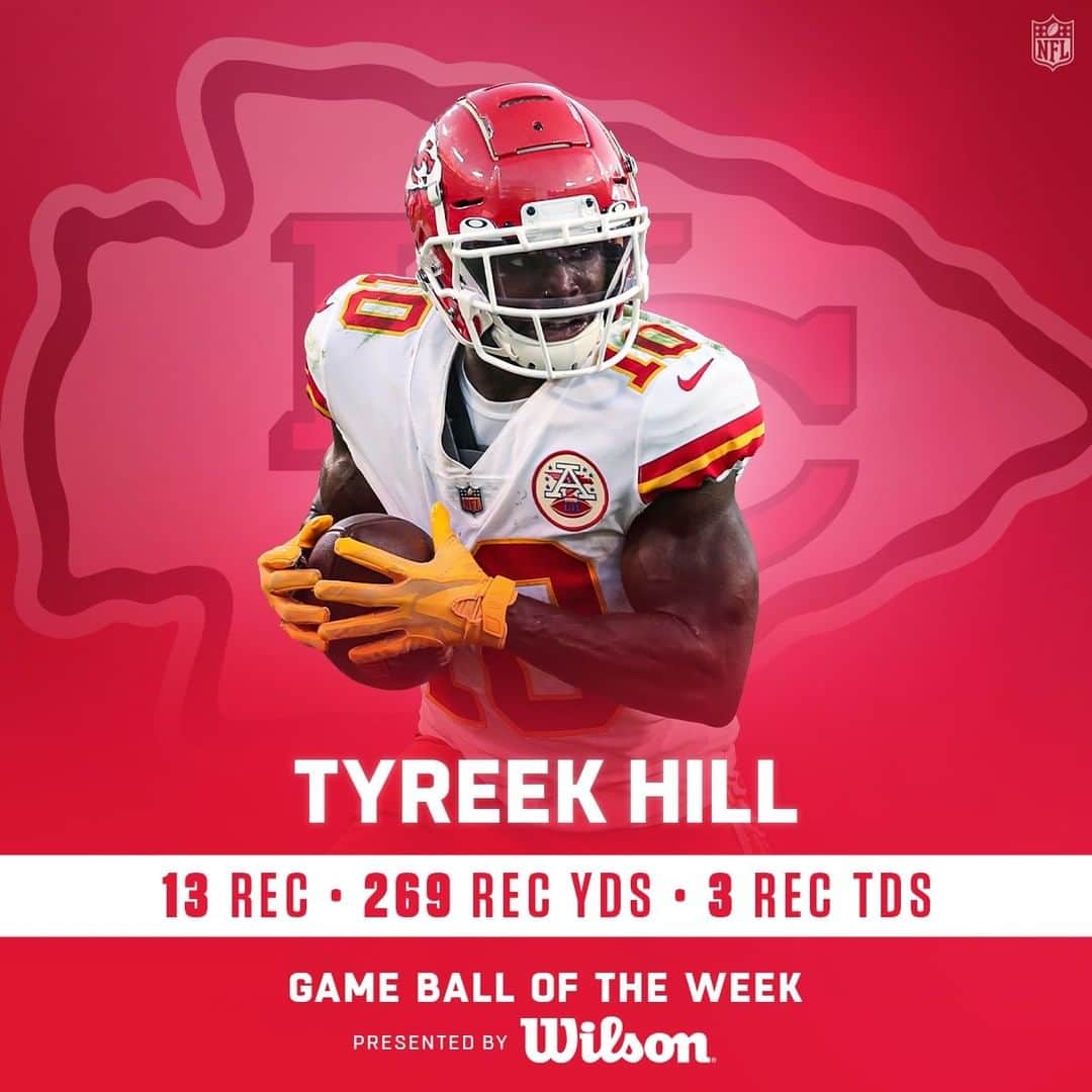 NFLさんのインスタグラム写真 - (NFLInstagram)「@cheetah gets the The Game Ball of the Week!」12月4日 7時30分 - nfl