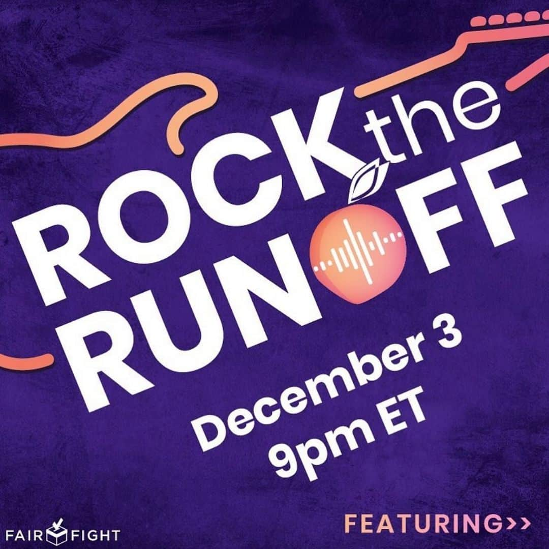 ベラミー・ヤングさんのインスタグラム写真 - (ベラミー・ヤングInstagram)「Join us TONIGHT at 9p ET for the Rock the Runoff Virtual Concert supporting @staceyabrams’ @fairfightaction & hosted by the ever-amazing @kerrywashington.  Proceeds will help #FairFight mobilize voters in #Georgia for the Jan 5th #Senate run-off election.  You can get your ticket here: https://secure.actblue.com/donate/rocktherunoff See you soon! #RockTheRunoff 🎶🔥🗳🇺🇸🍑❤️🎉」12月4日 7時43分 - bellamyyoung