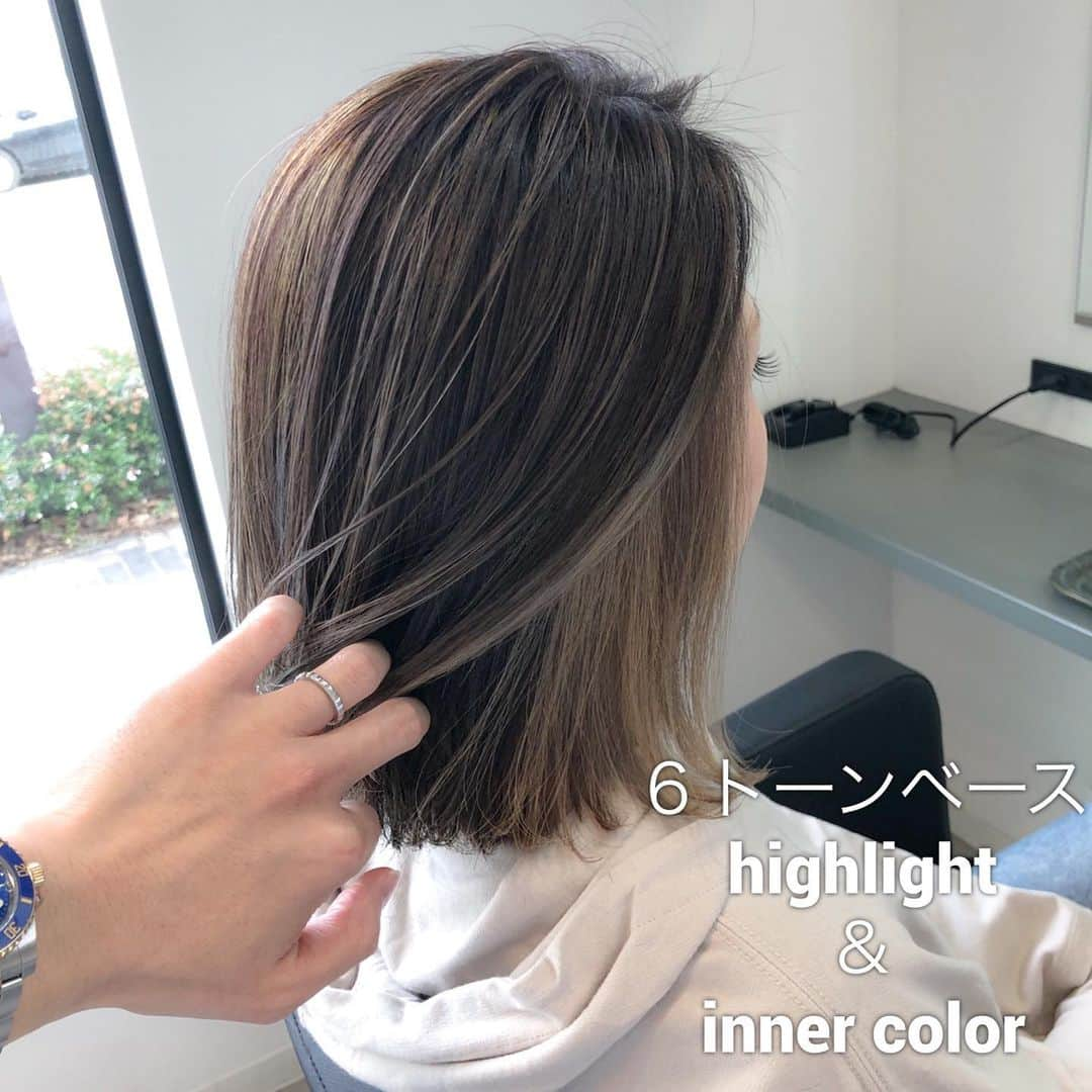 ハナフサユウスケさんのインスタグラム写真 - (ハナフサユウスケInstagram)「チラっと♪ ＊ ＊ #hairarrange#ヘアアレンジ#ヘアセット#美容室#美容師#姫路#岡山#赤穂#赤穂市#簡単アレンジ#ヘアアレンジ動画#ミディアムボブ#インナーカラー#バレイヤージュ#サロンモデル#サロモ#撮影#ハイライト#グラデーション#外国人風カラー#グレージュ#シルバーアッシュ#イヤリングカラー#切りっぱなしボブ#ボブ#ボブアレンジ#ショートボブ#ショートヘア#ワンレンボブ#ミディアムヘア」12月4日 20時42分 - yusuke8723