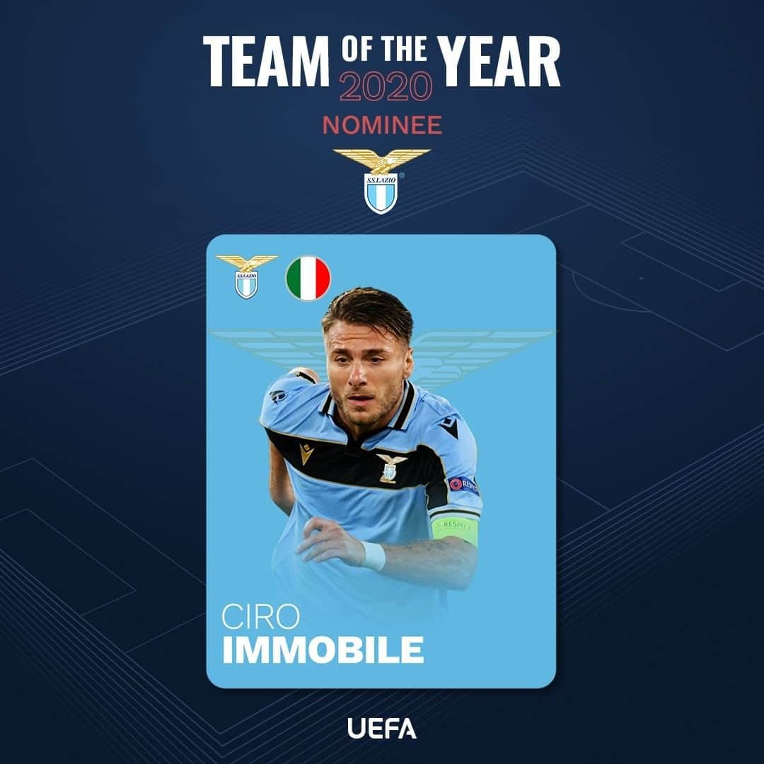 SSラツィオさんのインスタグラム写真 - (SSラツィオInstagram)「👑 @ciroimmobile17 nomined for the @uefacom fans Mens' #TeamOfTheYear   🙌 Get voting #KingCiro, Eagles! (Link in bio)  #CMonEagles 🦅」12月4日 20時46分 - official_sslazio