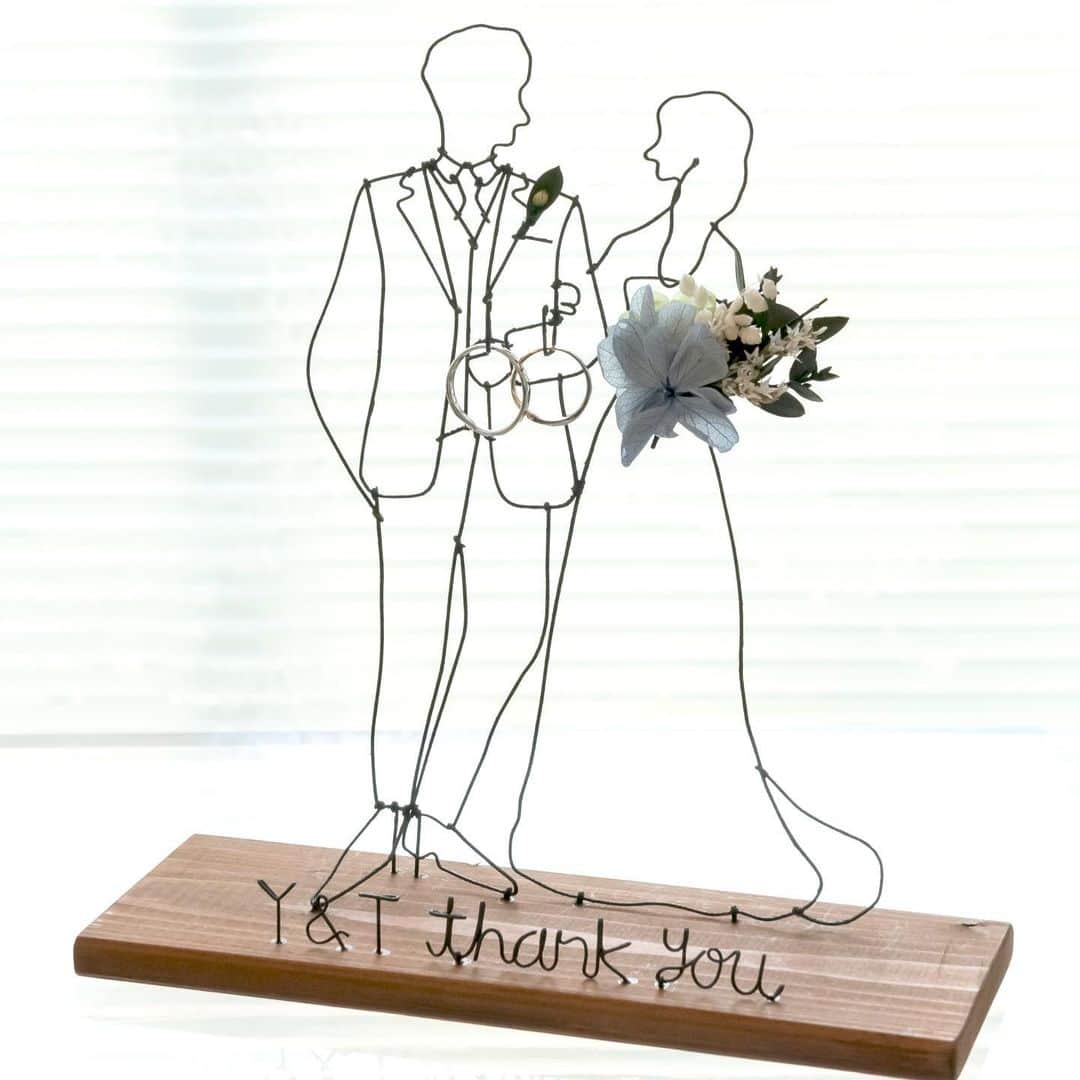 リングピロー ワイヤーアート