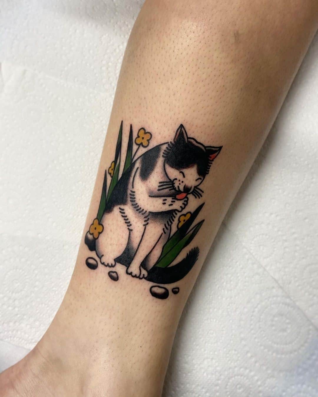 のインスタグラム：「furever friends ~ inked by @sketattoo」