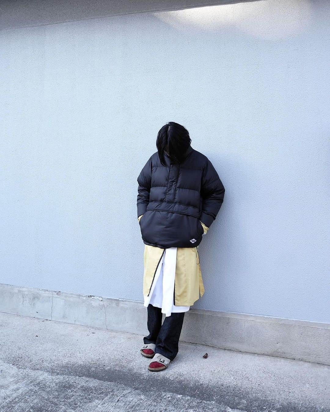 Varde77 しかた GOOUT PULLOVER DOWN VEST