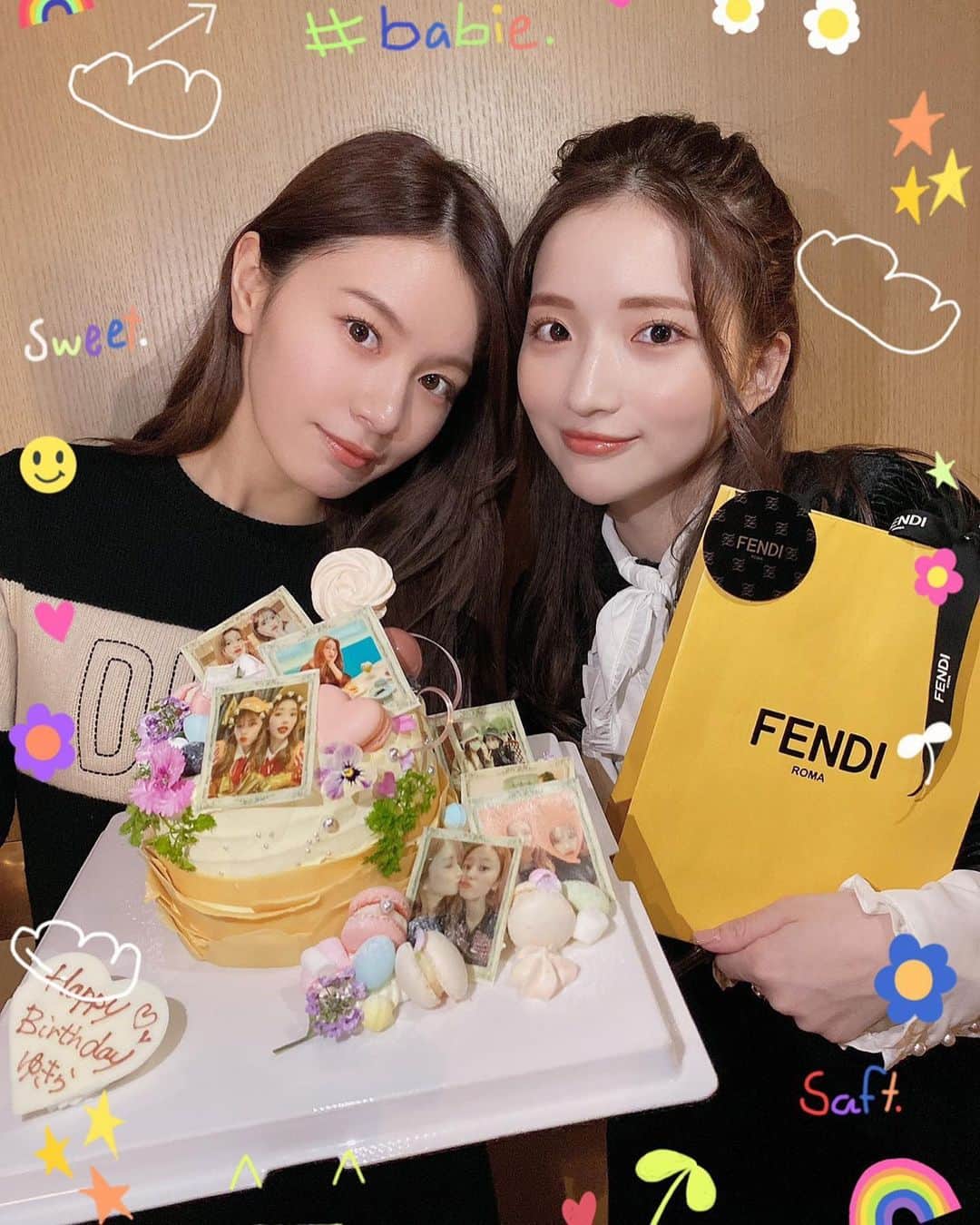 南りほのインスタグラム：「my BF yukira HBD🎂💙 24歳も一緒にたくさん思い出作ろうね🍒だいすきだよ🦭💗」