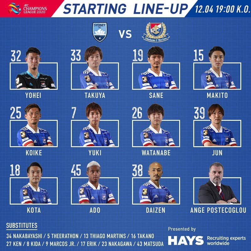 横浜F・マリノスのインスタグラム