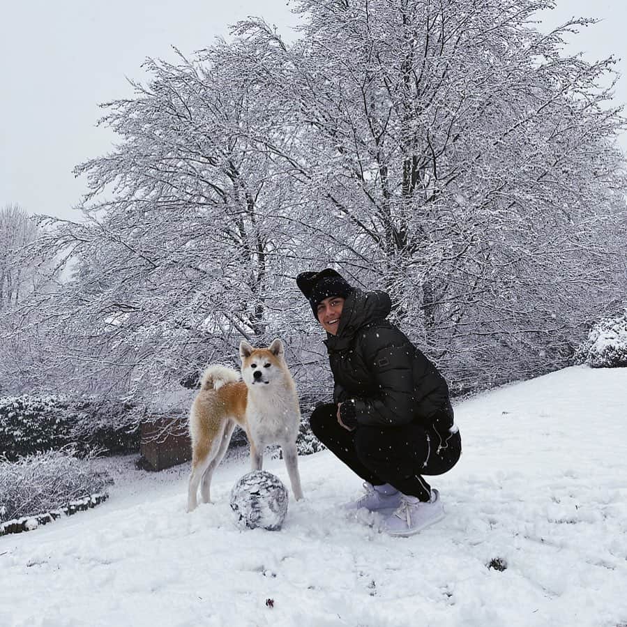 パウロ・ディバラさんのインスタグラム写真 - (パウロ・ディバラInstagram)「Winter wonderland 🐶❄️🤍」12月4日 18時33分 - paulodybala