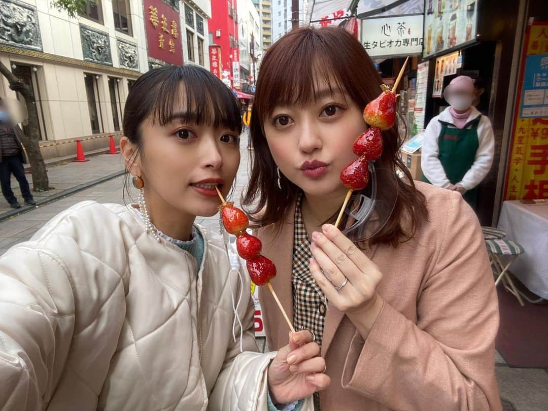 近藤千尋さんのインスタグラム写真 - (近藤千尋Instagram)「今日は仲良しあみみ　@amikikuchi0905  とロケでした📺💓 ほぼプライベート女子旅☺️笑 オンエアまた告知します🤤 ロケの合間もずっと喋って 近況報告して、、、 子供の話して、、、 ママになったな~💓笑」12月4日 18時48分 - chipichan.1215