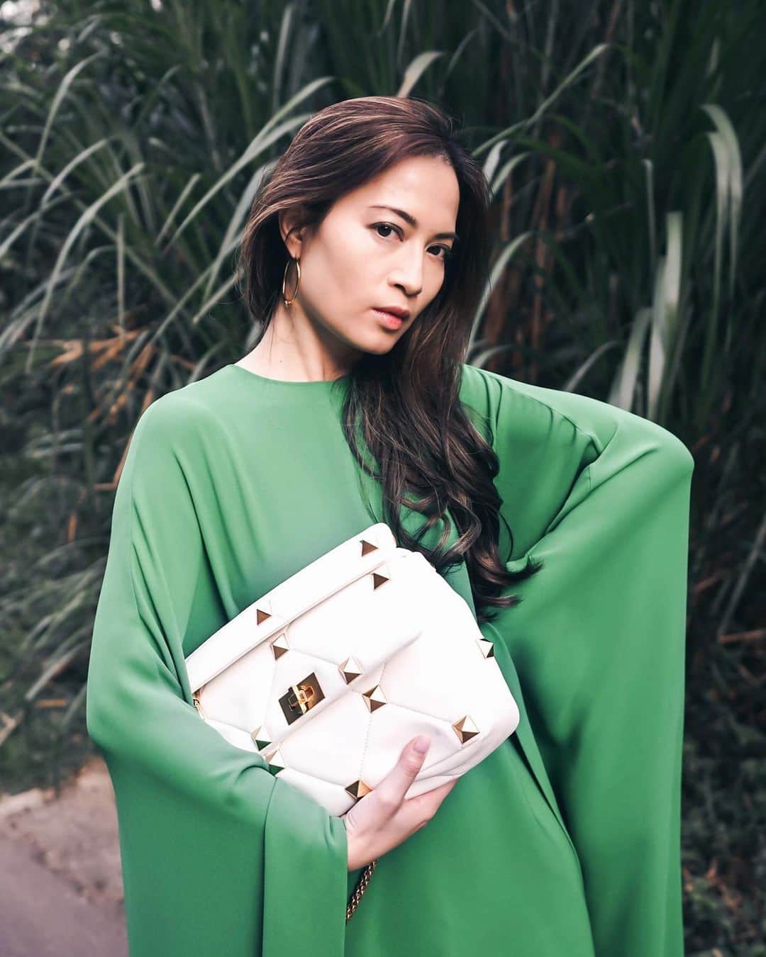 Ruby Kwanさんのインスタグラム写真 - (Ruby KwanInstagram)「☘️ @maisonvalentino #ValentinoResort2021 #RomanStud #rougecloset  📷 @travisng5 Watch @omega #OMEGATresor」12月4日 21時09分 - rougecloset