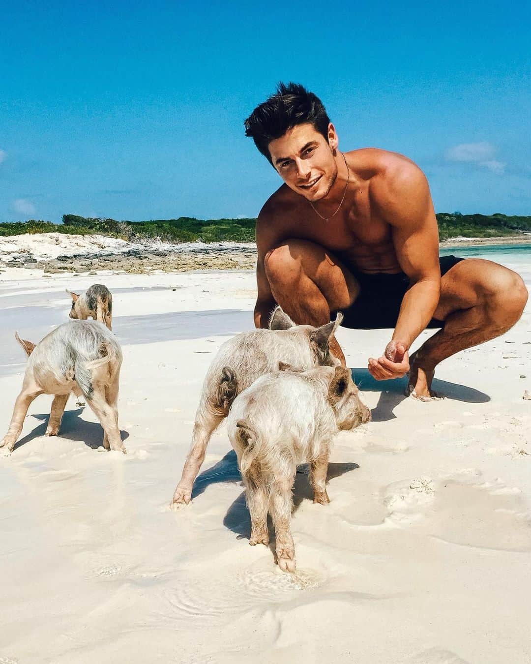 アンドレア・デンバーのインスタグラム：「Let’s continue to be motivated and look at the future with positivity! 🙏🏻💪🏻 #flashbackfriday #bahamas  Continuiamo a essere motivati ​​e guardiamo al futuro con positività! 🙏🏻💪🏻」