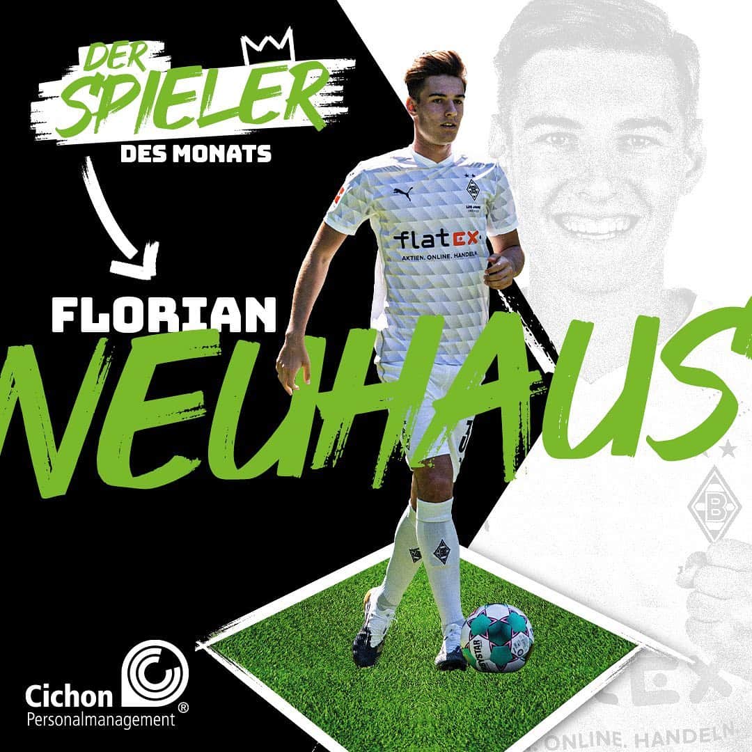 ボルシア・メンヒェングラートバッハさんのインスタグラム写真 - (ボルシア・メンヒェングラートバッハInstagram)「🤩 @flo_neuhaus ist unser „@cichon_personalmanagement“ Spieler des Monats November! Wir gratulieren von Herzen, Flo! ✨🙏🏼 #Neuhaus #playerofthemonth #dieFohlen」12月4日 22時42分 - borussia