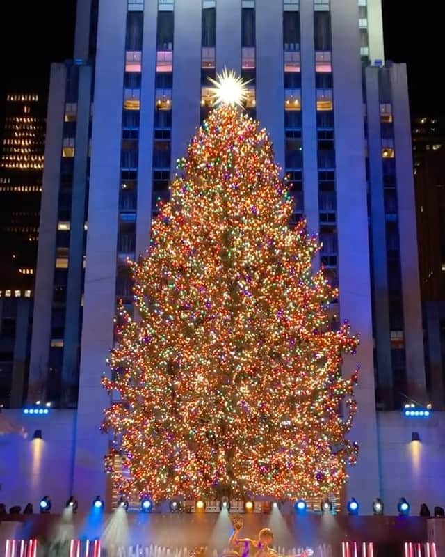 ヒュー・ジャックマンのインスタグラム：「Gets me every time! 🎄 PS. PLEASE mask up. This one practice can help stop the spread. 😷」