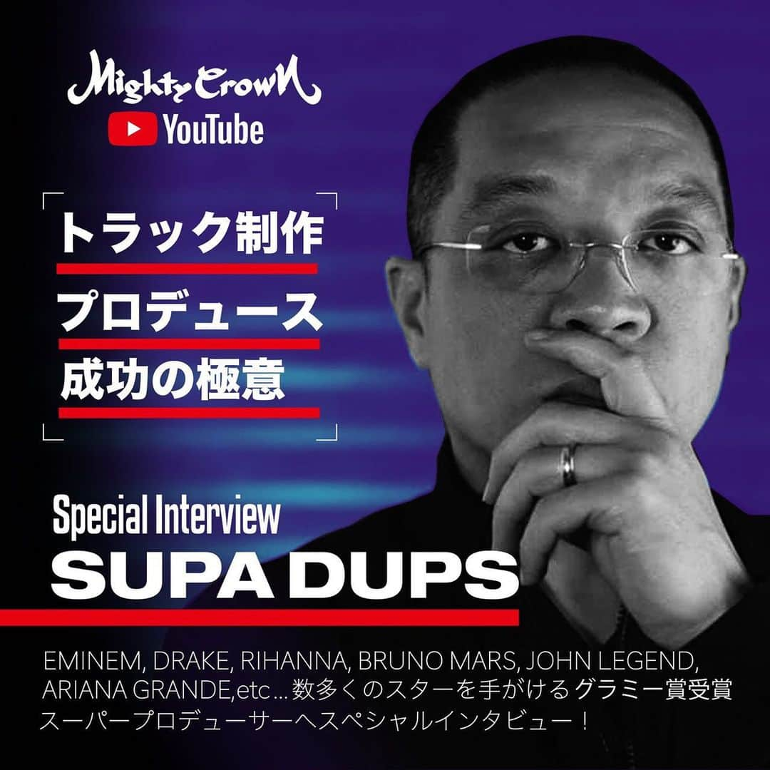 MIGHTY CROWNのインスタグラム：「Check out the interview with da fam @supadups , chat about what him feel , this is real !!!  Taking about the culture we love & the bizness side of tings  #reggae #dancehall #culture #soundsystem #selector  ぶったぎり　インタビュー！ 是非　俺らのユーチューブチャンネルにてご覧ください　字幕付き！ Link in da bio   https://youtu.be/IPpRbFw9KDY」