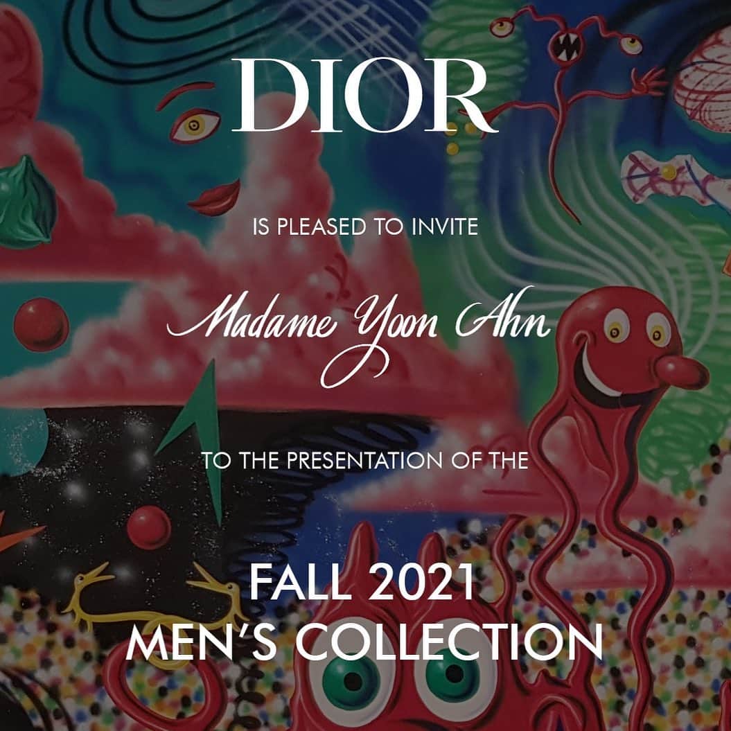YOONさんのインスタグラム写真 - (YOONInstagram)「Mark your date! 🤡　12/8 2pm Paris time🔥 @DIOR MEN x @kennyscharf Fall 2021 at Dior.com . #DiorMen #kennyscharf」12月5日 0時06分 - yoon_ambush