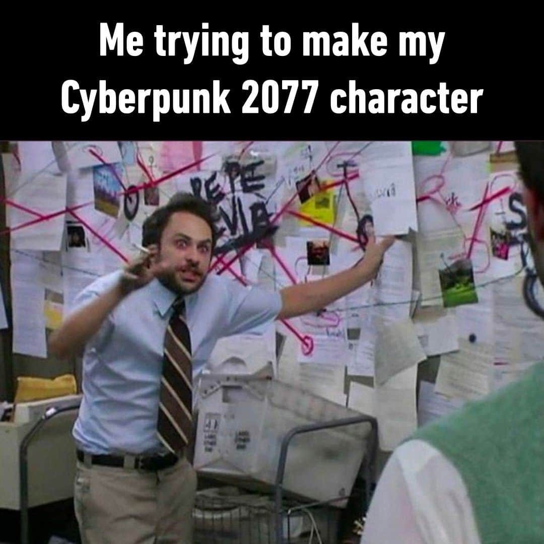 9GAGさんのインスタグラム写真 - (9GAGInstagram)「Me for the first 2 hours of playing #Cyberpunk2077」12月5日 1時00分 - 9gag