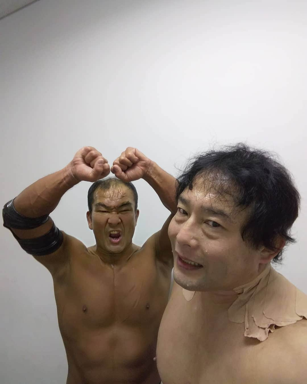 TAJIRIのインスタグラム：「3rd win. #ajpw #tajiri #masatotanaka #ecw #wrestling」