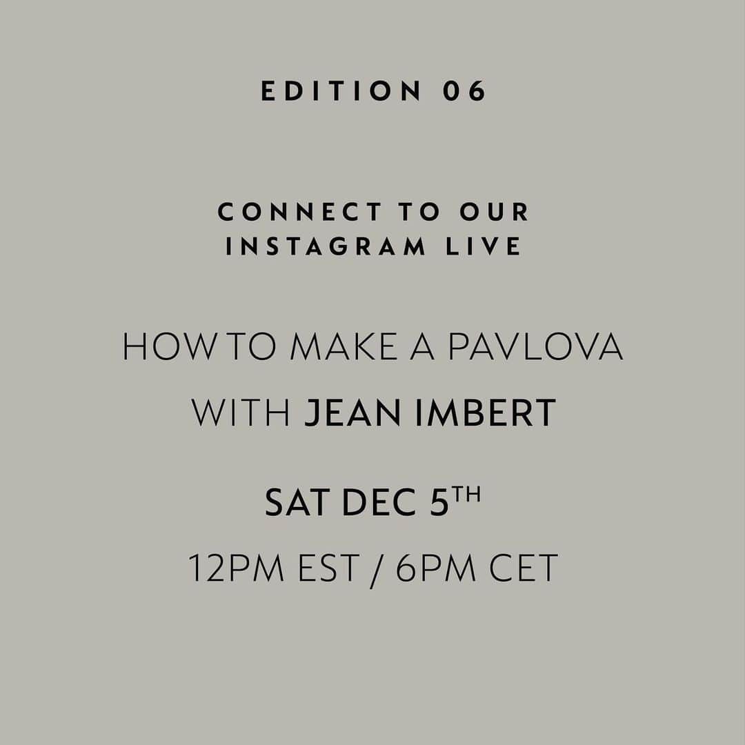 Nespressoさんのインスタグラム写真 - (NespressoInstagram)「#NespressoEditions – Edition 06 invites you to get into the festive spirit alongside Chef @jeanimbert as he makes an exotic pavlova inspired by our Limited Edition Amaretti Capsule.   A perfect dessert to kick off the holiday season, make sure to grab your ingredients, your cup of coffee, and join us live this Saturday at 12pm EST / 6pm CET.   👉🏻 Swipe to see what you’ll need to prepare your ingredients!   #Nespresso #NespressoMoments #NespressoEditions」12月5日 2時29分 - nespresso