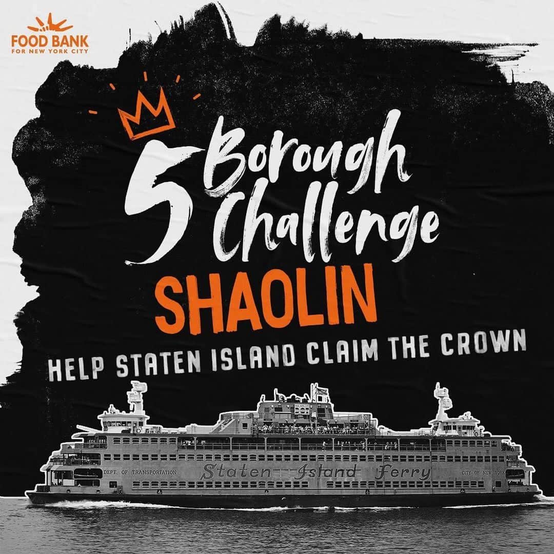 セリタ・エバンクスのインスタグラム：「I’m proud to announce that I’ll be joining #TeamStatenIsland for @FoodBank4NYC’s 5 Borough Challenge! This is a competition to see which NYC borough can raise the most to feed our neighbors facing hunger due to the pandemic. I’m calling on EVERYONE to show some borough pride and join me in donating today! Click the link below and let’s rep Staten Island and fight hunger together!  1 in 10 Staten Islanders are unemployed and struggling to feed their families. Whether you're from Staten Island or call it home now, we're asking you to join #TeamStatenIsland #5BoroughChallenge. Show your Shaolin pride while fighting hunger in NYC. Every $1 donated provides 10 meals thanks to a match from @bankofamerica. Let's see what you've got, Staten Island! 💪🗽🚢 http://foodbanknyc.org/teamstatenisland (Link in bio)  and Donate, Repost& Tag your fellow Staten Island supporters ✨♥️ blesssssss #CurtisHighSchool #P.S.16 #P.S18 #I.S27 #WestBrighton #NewBrighton #StatenIsland」