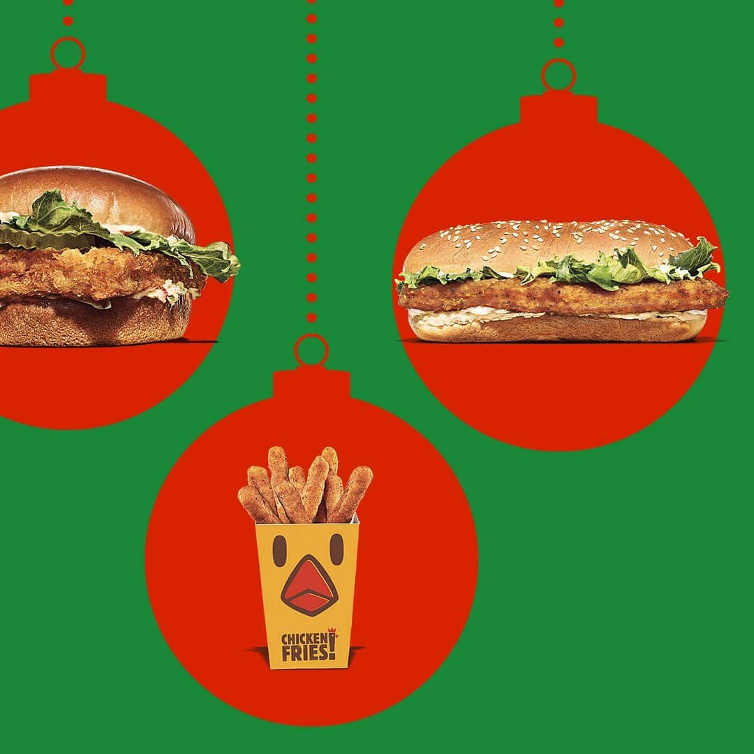 バーガーキングさんのインスタグラム写真 - (バーガーキングInstagram)「spend the holiday season with your loved ones… like the 2 for $5. would you like to mix and match with that? would you like to mix and match with that?  order the 2 for $5 at BK. 🎄」12月5日 2時41分 - burgerking