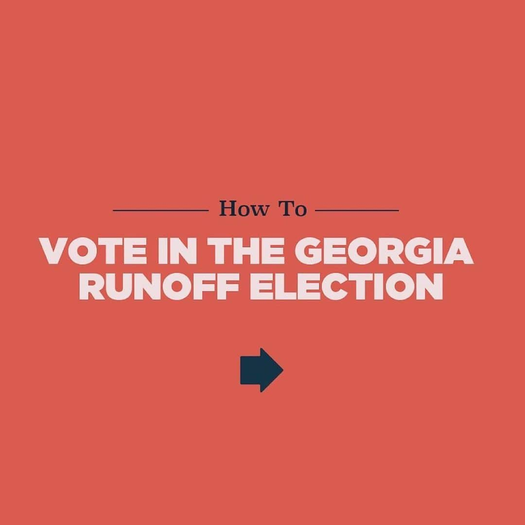 エイミー・シューマーさんのインスタグラム写真 - (エイミー・シューマーInstagram)「Georgia, in this runoff election, you will decide the future of America.    Here is how to make your voice heard:  1️⃣ Check your voter registration status. The deadline to register to vote is December 7. If you turn 18 before January 5, please register to vote! 2️⃣ Early voting begins December 14. 3️⃣ If you want to vote by mail, request your absentee ballot ASAP.  4️⃣ Go to vote.org for info on registration, voting early, and voting by mail!  Your vote is your power! Thank you for showing up for our democracy!  #ThankYouGA #WinWithBlackWomen」12月5日 2時52分 - amyschumer