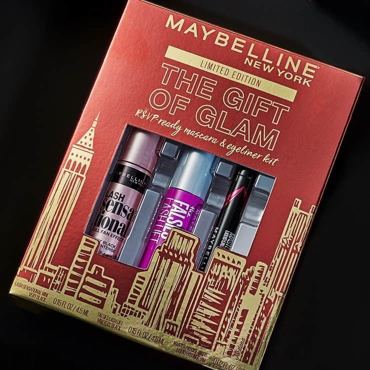 Maybelline New Yorkさんのインスタグラム写真 - (Maybelline New YorkInstagram)「Your second @ has to get you our Gift of Glam mini mascara and liner set! 😌 It comes with a mini #lashsensational, #falsieslashlift and #masterprecise liner and it’s under $10. Tap to shop now @target!」12月5日 3時31分 - maybelline