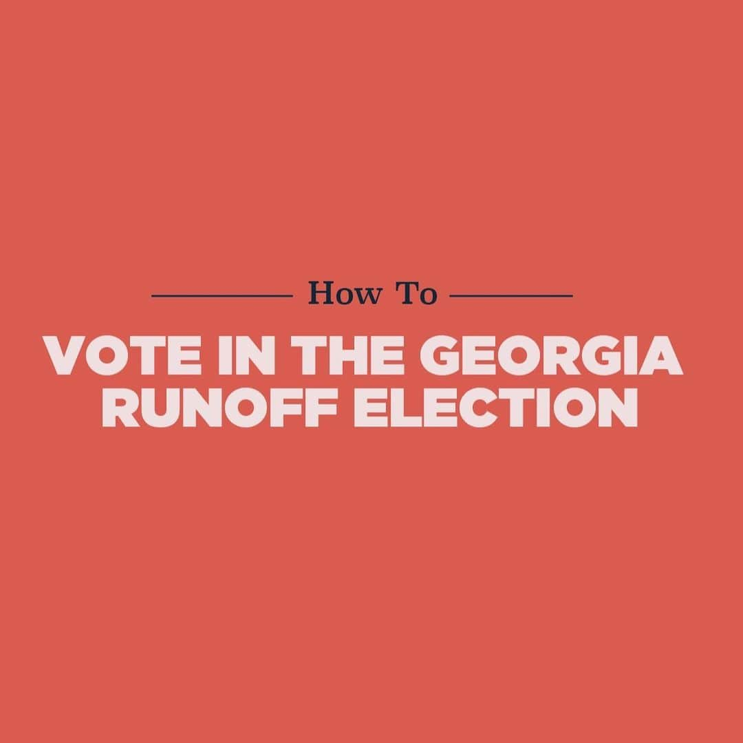 サラ・ポールソンさんのインスタグラム写真 - (サラ・ポールソンInstagram)「Here is how to make your voice heard:  Check your voter registration status. The deadline to register to vote is December 7. If you turn 18 before January 5, please register to vote!  Early voting begins December 14.  If you want to vote by mail, request your absentee ballot ASAP.   Go to vote.org for info on registration, voting early, and voting by mail!  Your vote is your power! Thank you for showing up for our democracy!  #ThankYouGA   #WinWithBlackWomen」12月5日 3時37分 - mssarahcatharinepaulson