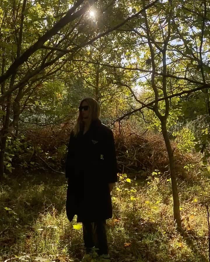Mathilde Goehlerのインスタグラム：「What gives you the most energy in life? 🍀 I get my energy from walking in the woods, being with my loved ones, and being productive as well and sometimes the opposite 🦦」
