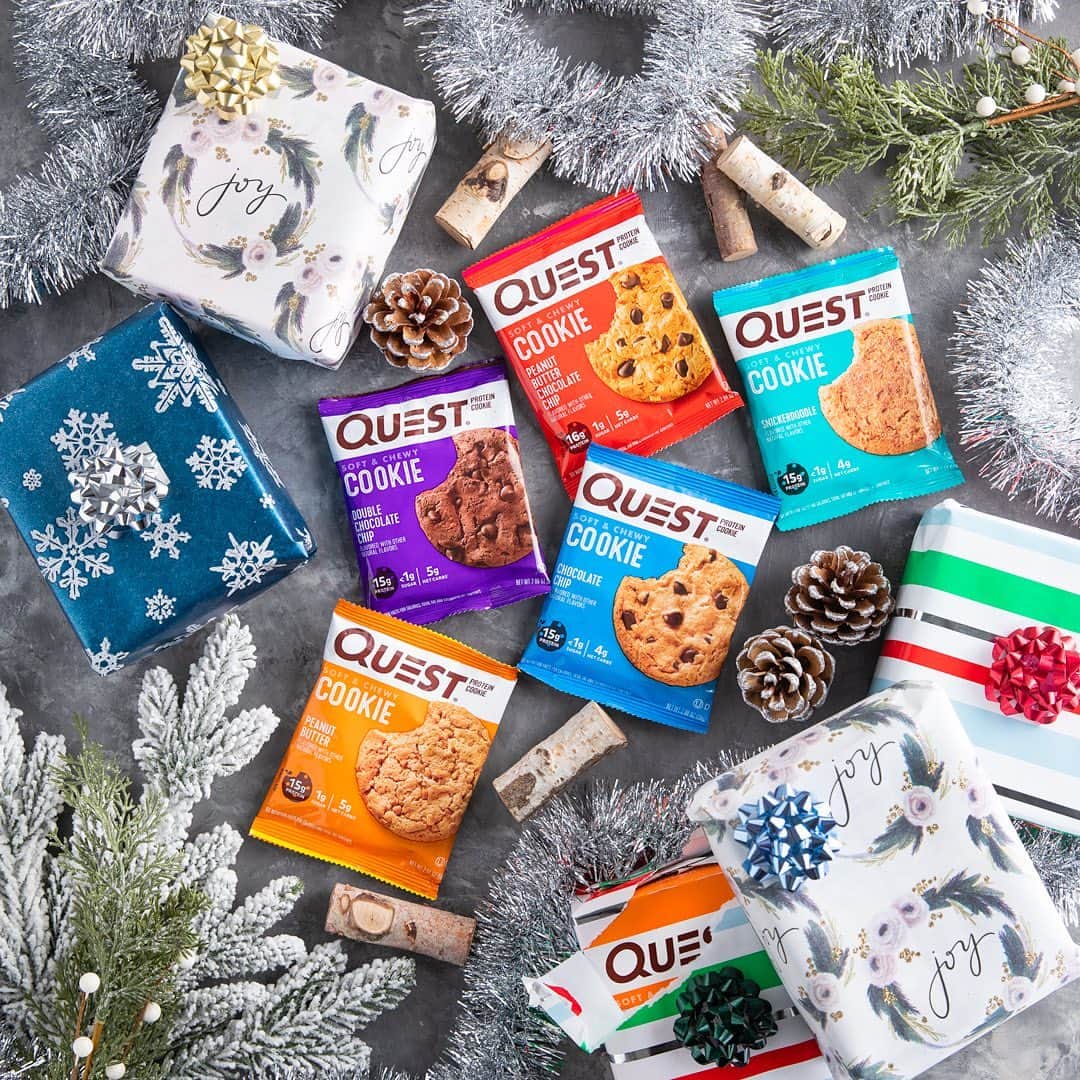 questnutritionさんのインスタグラム写真 - (questnutritionInstagram)「#NATIONALCOOKIEDAY GIVEAWAY! 🍪🙌💙 Who loves cookies!? TWENTY (20) winners will win a box of each soft & chewy Quest Protein Cookie (five boxes total)! 🤩 • TO ENTER, see the steps below: • 1️⃣. LIKE this post. 2️⃣. FOLLOW @questnutrition. (We check 🧐) 3️⃣. TAG YOUR COOKIE CREW!👇 (You can tag multiple friends. ONE FRIEND ONLY TAGGED PER COMMENT. The more people you tag = higher chance of winning. So tag as many of those special people away! 🎉) • Winners will be announced on 12/11/20 in the comments. U.S. winners only. Must be 18+ or older to win. Each winner will win: (1) 4-Pack Box of Chocolate Chip, (1) 4-Pack Box of Peanut Butter Chocolate Chip, (1) 4-Pack Box of Peanut Butter, (1) 4-Pack Box of Double Chocolate Chip, and (1) 4-Pack Box of Snickerdoodle. Contest is not affiliated with Instagram. Good luck! #OnaQuest #QuestNutrition」12月5日 4時26分 - questnutrition