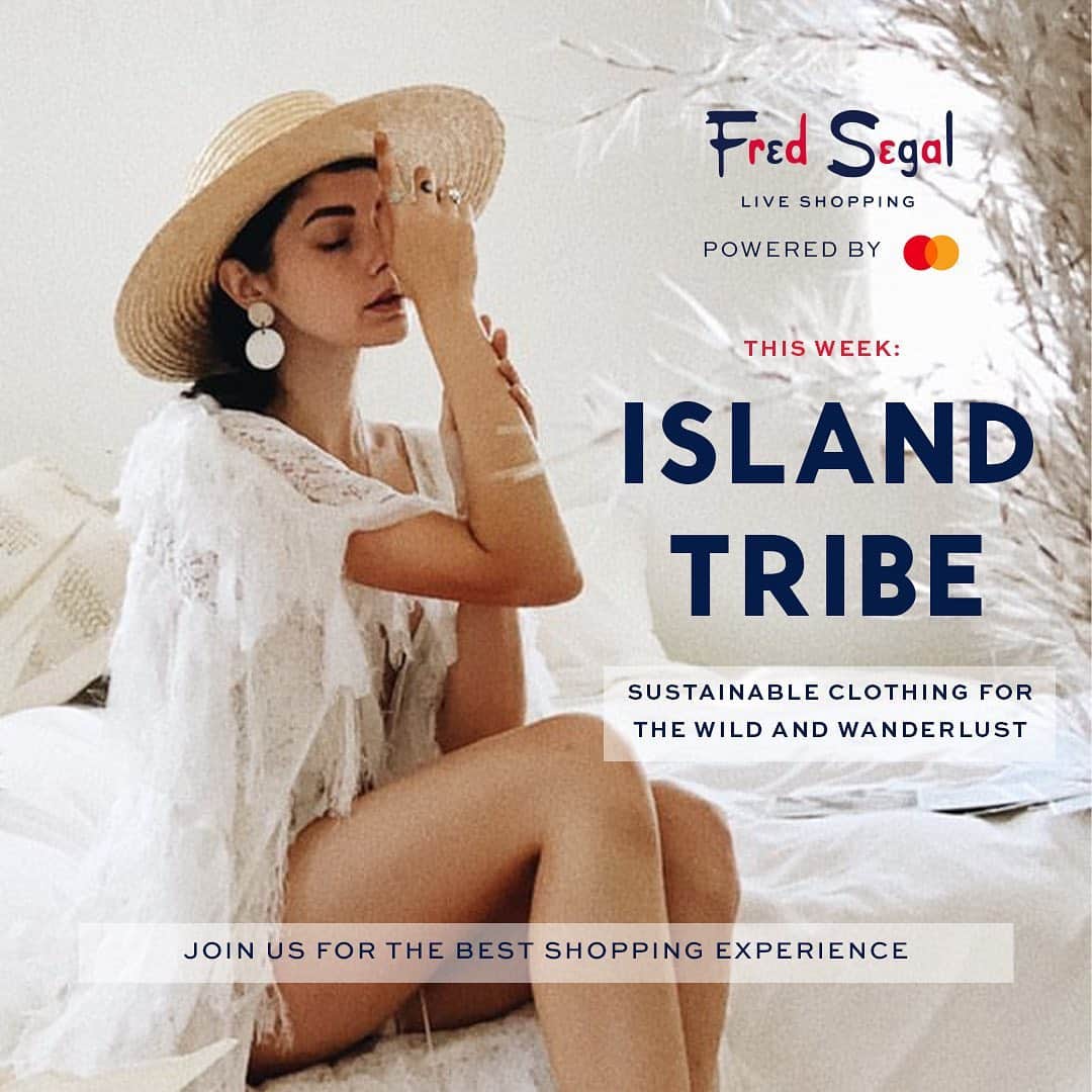 Fred Segalさんのインスタグラム写真 - (Fred SegalInstagram)「We know it’s the weekend, but we’re already excited for Monday 🤩  12/7 LIVE SHOPPING: 4:00 PST - Shop sustainable clothing from @islandtribe_, plus get a free $250 gift set with purchase  4:45 PST - Exclusive discount of 20% off the Art At Home series from the FS 2020 Collection  📲 Link in bio for all the details  Powered by @mastercard   #liveshopping #fslive #fredsegallive #talkshoplive #liveshop #shoplive #shoponline」12月5日 14時00分 - fredsegal