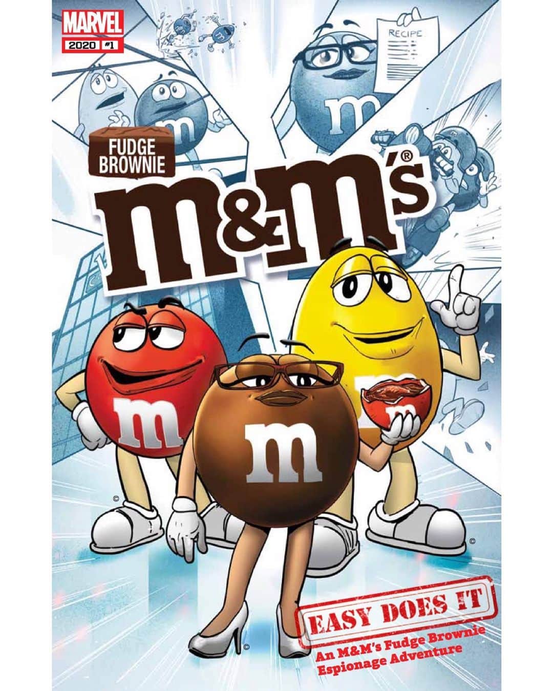 Marvel Entertainmentさんのインスタグラム写真 - (Marvel EntertainmentInstagram)「🍫 The secret Fudge Brownie M&Ms recipe has been stolen! Can Red, Yellow, and Ms. Brown track down the thieves before it’s too late? Read the @mmschocolate comic to find out: https://www.marvel.com/mmsfudgebrownie」12月5日 6時25分 - marvel