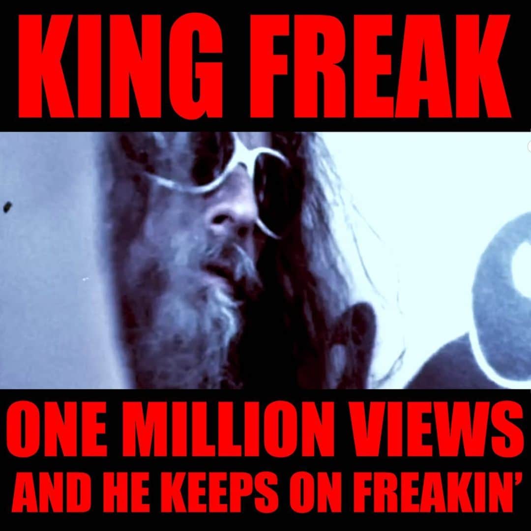 ロブ・ゾンビのインスタグラム：「Thanks to you all! Keep on rocking the King Freaky shit! If you haven’t seen it yet the link in in the bio. #robzombie #johnfive #piggyd #gingerfish #kingfreak #thelunarinjectionkoolaideclipseconspiracy」