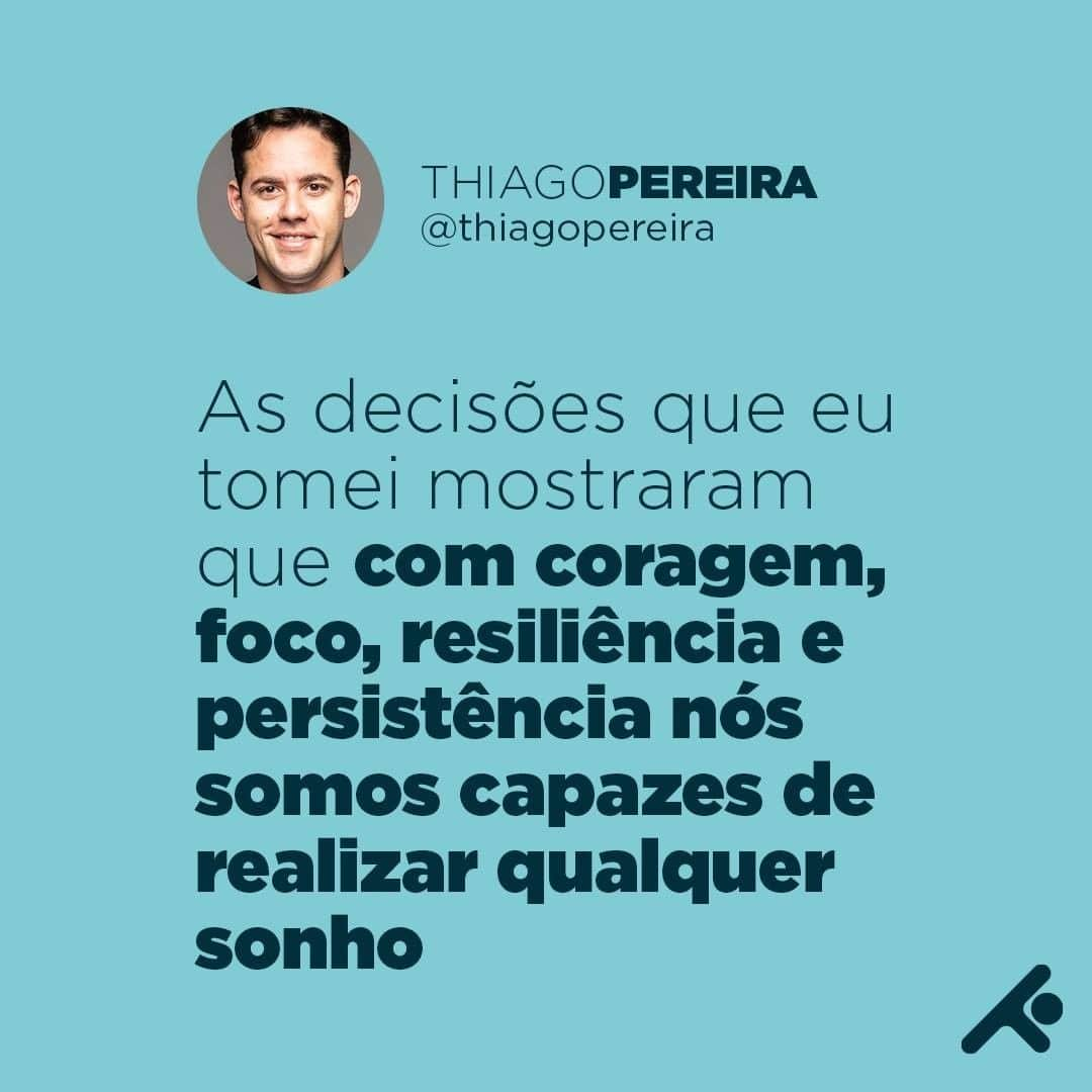 チアゴ・ペレイラさんのインスタグラム写真 - (チアゴ・ペレイラInstagram)「🤔 ESSA SEMANA eu trouxe uma mensagem pra você falando que temos que sonhar mesmo. Mas como tirar do sonho? Acho que já disse tudo ali 👆 hein? Esses quatro pilares são muito importantes pra qualquer pessoa atingir os seus objetivos. . . . . . . . . #sonhos #objetivos #inspiração #persistência #coragem #motivação #esporte #empreendedorismo #vaithiago」12月5日 7時09分 - thiagopereira