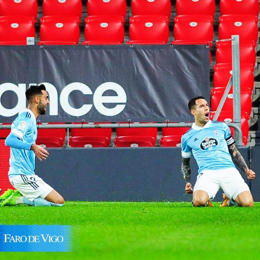 セルタ・デ・ビーゴさんのインスタグラム写真 - (セルタ・デ・ビーゴInstagram)「A foto do partido 📷  💙 Ledicia celeste en San Mamés.  #AthleticCelta @farodevigo」12月5日 7時43分 - rccelta