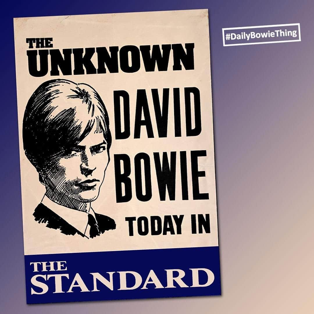 デヴィッド・ボウイさんのインスタグラム写真 - (デヴィッド・ボウイInstagram)「DAILY BOWIE THING – Day 34  “Men wait for news while thousands are still asleep...”  Another specialist area of Bowie collecting is newspaper stand posters. You know the things.  The beauty of collecting such pieces of memorabilia is that if you have a friendly local newspaper seller, you can get them for free!   As you will have noticed, they are also used for magazines outside newsagents. There are many Sunday magazine posters for Bowie features that have been printed over the years.  Some unscrupulous sellers of this Evening Standard example have fooled some into thinking it is an original from the 60s. But as you’ve all no doubt understood, why would there be a feature about an unknown that warranted such attention?  Of course, this was a poster simply advertising a serialisation of a book in the Evening Standard. The only ‘unknown’ thing about it is that we can’t remember the book or the year, though we have a hunch it was 80s at the earliest.   Somebody reading this will remember and kindly tell us in the comments.    #DailyBowieThing  #BowiePoster  #BowieNewspaperPoster」12月5日 8時38分 - davidbowie