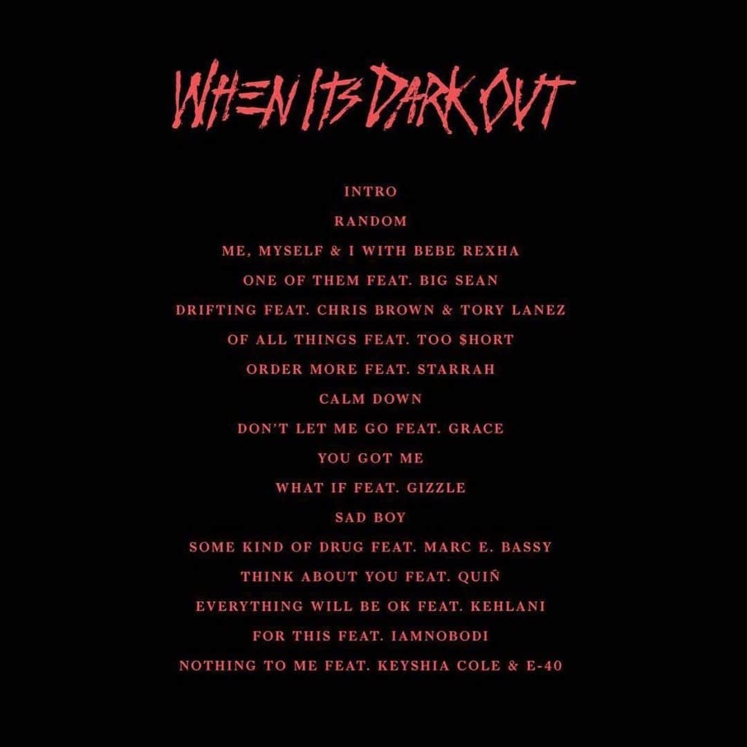 G-Eazyさんのインスタグラム写真 - (G-EazyInstagram)「5 year anniversary of When Its Dark Out. This album changed everything for me and I’m forever grateful! What was your favorite song off the album??   Got some special things planned to celebrate the anniversary to give back to the day 1s. Adding 3 brand new unreleased bonus tracks onto the end of the album next week. Stay tuned for more...」12月5日 9時10分 - g_eazy