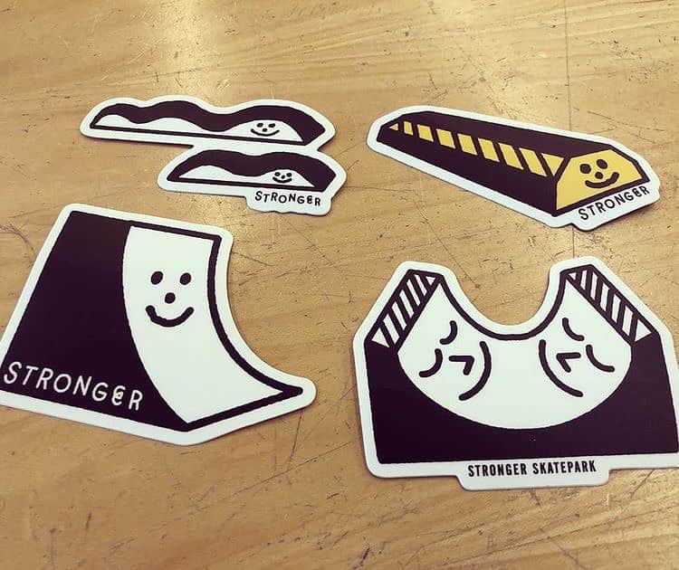 Jason G. Sturgillのインスタグラム：「Buy this sticker pack of designs I donated to @stronger_skatepark so we can help them stick around for 2021 and beyond! Proceeds go towards paying their rent while they aren’t allowed to be open due to Covid restrictions.」