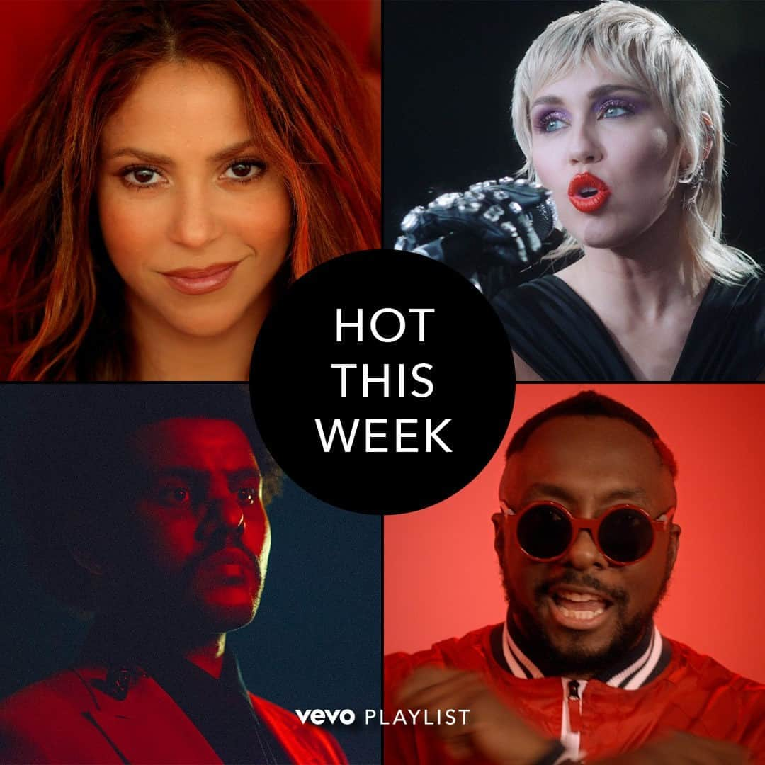 Vevoさんのインスタグラム写真 - (VevoInstagram)「🔥 @shakira & @bep, @mileycyrus' new album, and @theweeknd's Official Live Performances have us seeing red on Hot This Week 🔥 Check out today's video round-up, out now   ▶️[Link in bio] #shakira #blackeyedpeas #theweeknd #mileycyrus」12月5日 10時00分 - vevo