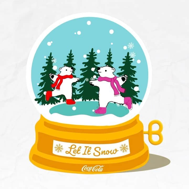 Coca-Colaのインスタグラム：「We’re getting into the holiday spirit by celebrating the uniqueness of every snowflake and every friendship. ❄️」