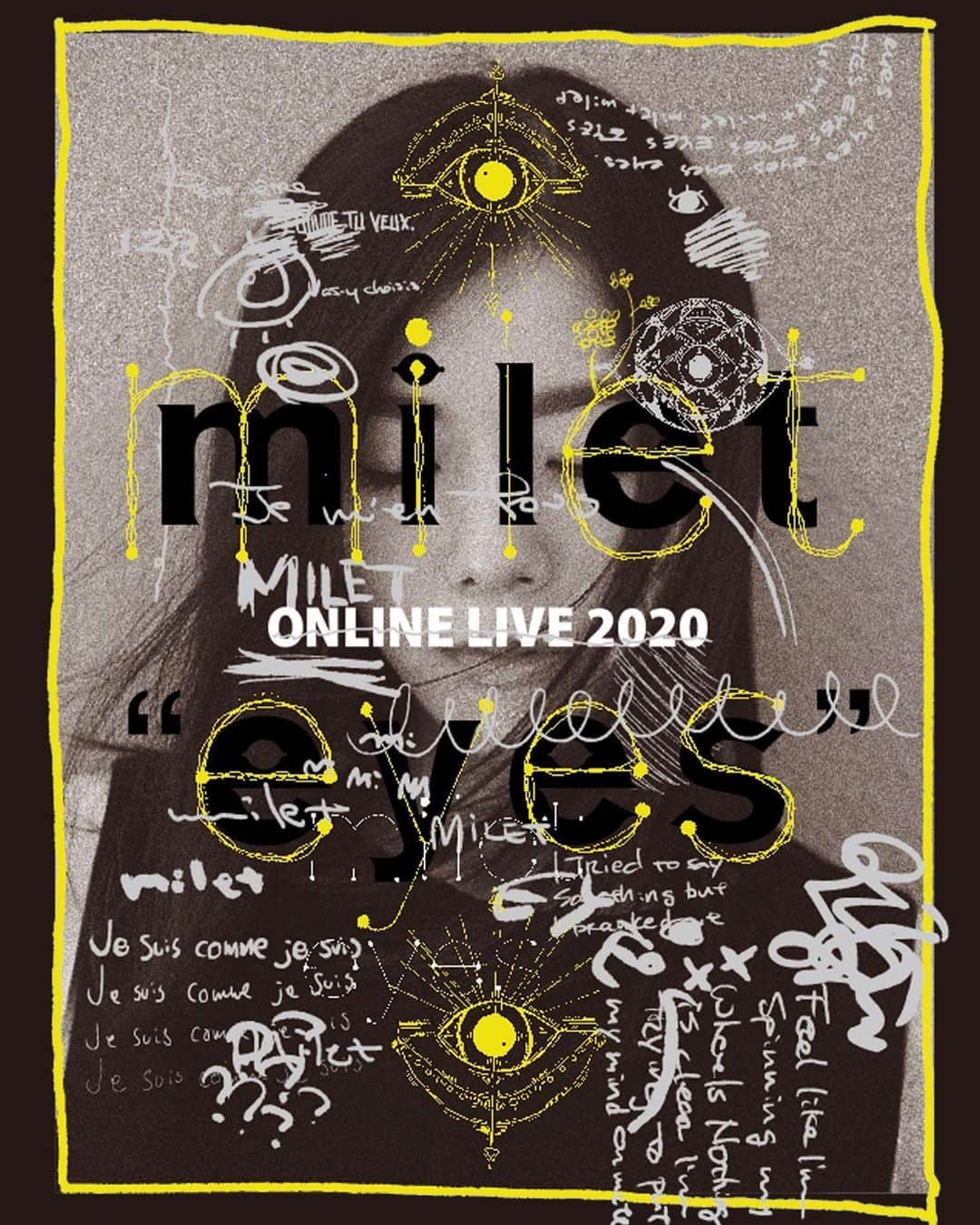 miletさんのインスタグラム写真 - (miletInstagram)「milet 初の有料配信ライヴ「milet ONLINE LIVE “eyes” 2020」がついに本日12月５日20時より開催となります！ 引き続きチケット販売中です！詳細はオフィシャルサイトをご覧ください！#milet」12月5日 11時47分 - milet_music