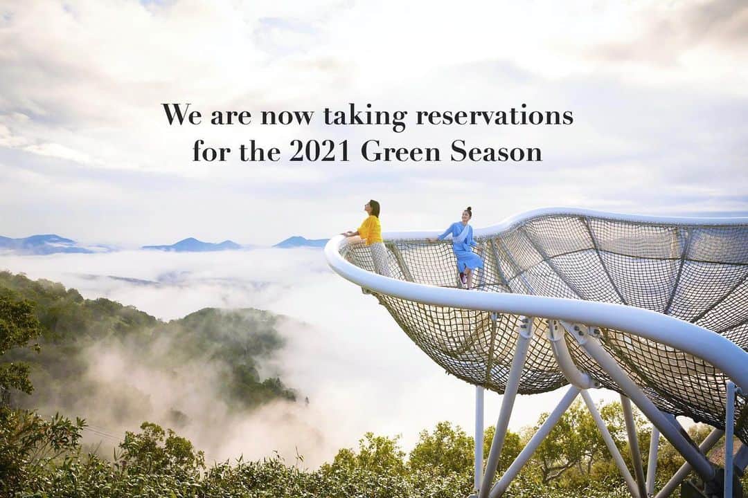 星野リゾート　トマムのインスタグラム：「2021年グリーンシーズンの宿泊プランの販売を開始いたしました。グリーンシーズンは4月26日に営業を開始いたします☁️詳細は星野リゾート　トマム公式ホームページをご覧ください。  We are now accepting for reservations for the 2021 green season.The green season will be starting on 26th April. We  look forward to welcoming you.  #HoshinoResorts #星野リゾート #tomamu #hoshinoresortstomamu #星野リゾートトマム #トマム #risonaretomamu #リゾナーレトマム #risonare #リゾナーレ #北海道旅行 #星野集團 #Hokkaidotrip #雲海テラス #雲海 #ファーム星野」