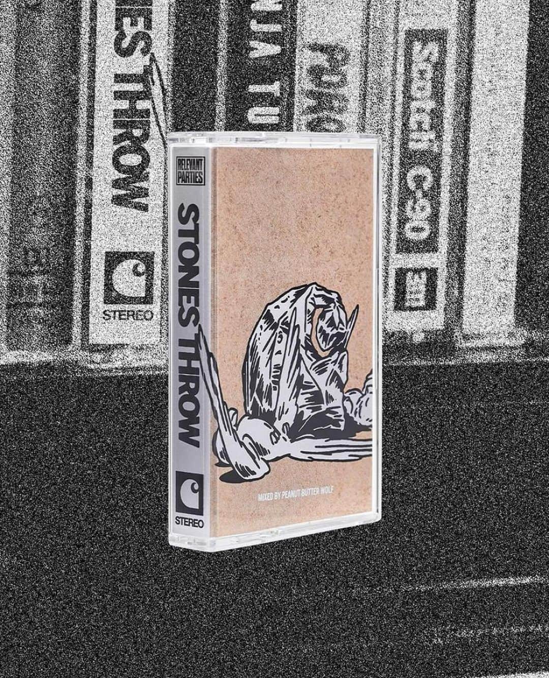 カーハートのインスタグラム：「To accompany RELEVANT PARTIES – A capsule compilation, we asked each participating label to conduct a mix for a series of limited edition cassette tapes, which are now available from our online shop and stores.﻿ ﻿ Relevant Parties Vol.1 capsule compilation 限定のカセットミックステープは、本日より全国のCarhartt WIP Store & Online Storeにて発売中です。是非ご覧下さい。﻿ ﻿ #CarharttWIP #carharttwipmusic #RelevantParties」