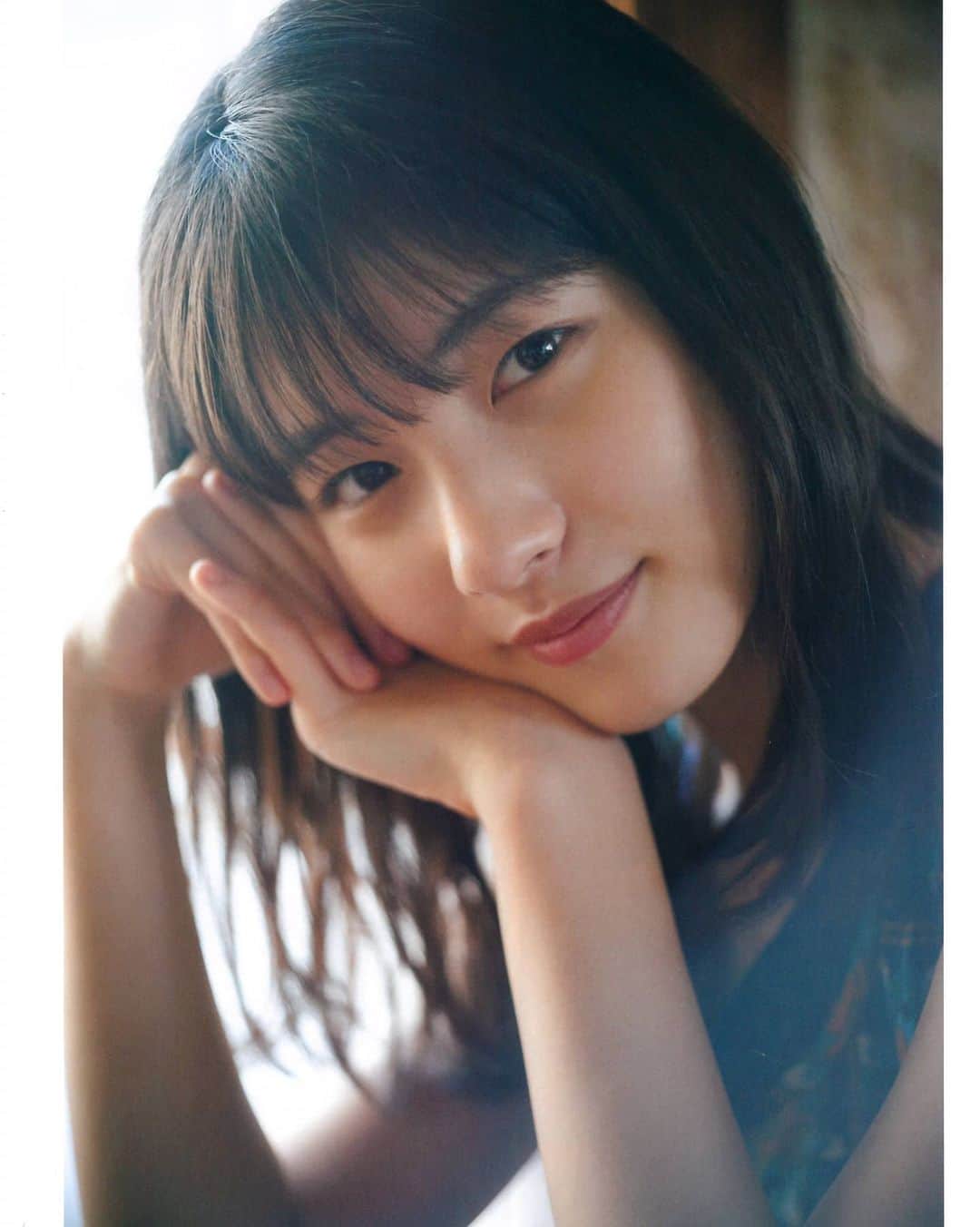 モーニング娘。'20のインスタグラム：「- . 可愛い💙 . . #北川莉央 . .」