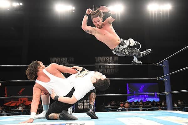 デビッド・フィンレーのインスタグラム：「Demolition. • • • #njpw #njpwworld #newjapanprowrestling #新日本プロレス #finjuice #davidfinlay  #デビッドフィンレー #prowrestling #wrestling #finlay #iwgp #professionalwrestling #njwtl #worldtagleague #tagteam #tagteamwrestling #フィンレー」