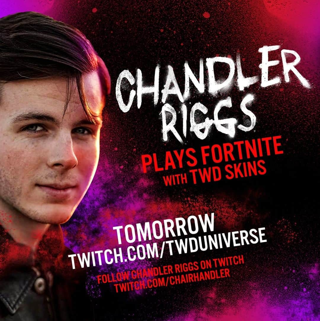 The Walking Deadさんのインスタグラム写真 - (The Walking DeadInstagram)「@chandlerriggs5  joins us for a special #TWDU on @Twitch stream to play the exclusive #TWD on @fortnite skins.  We go live tomorrow at 1pm EST on twitch.com/TWDUniverse.」12月20日 8時54分 - amcthewalkingdead