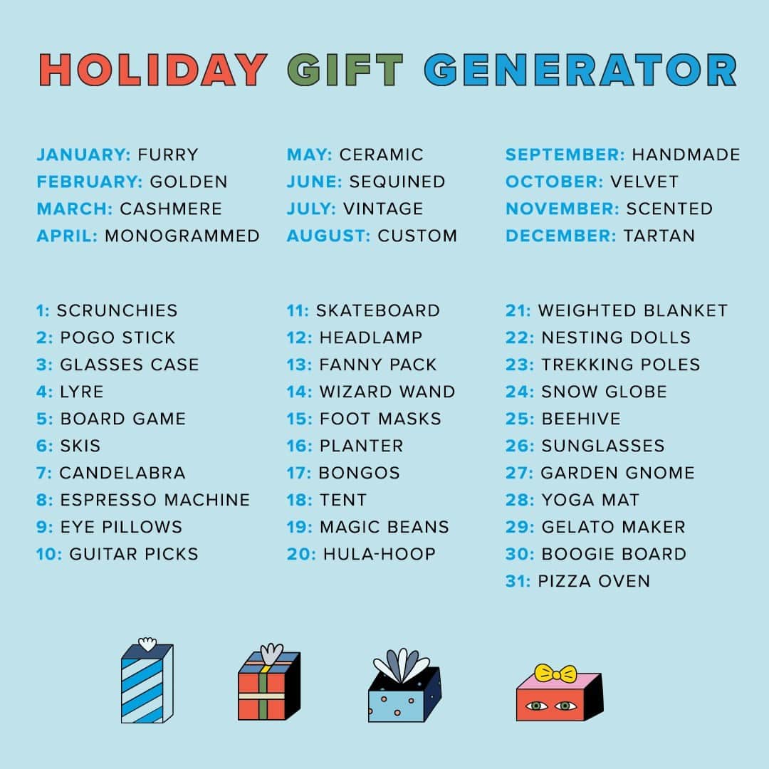 Warby Parkerのインスタグラム：「What if finding the perfect present for someone was as simple as knowing their birthday? 😂 Tag a friend below and let them know what you're getting them! 🎁⬇️」