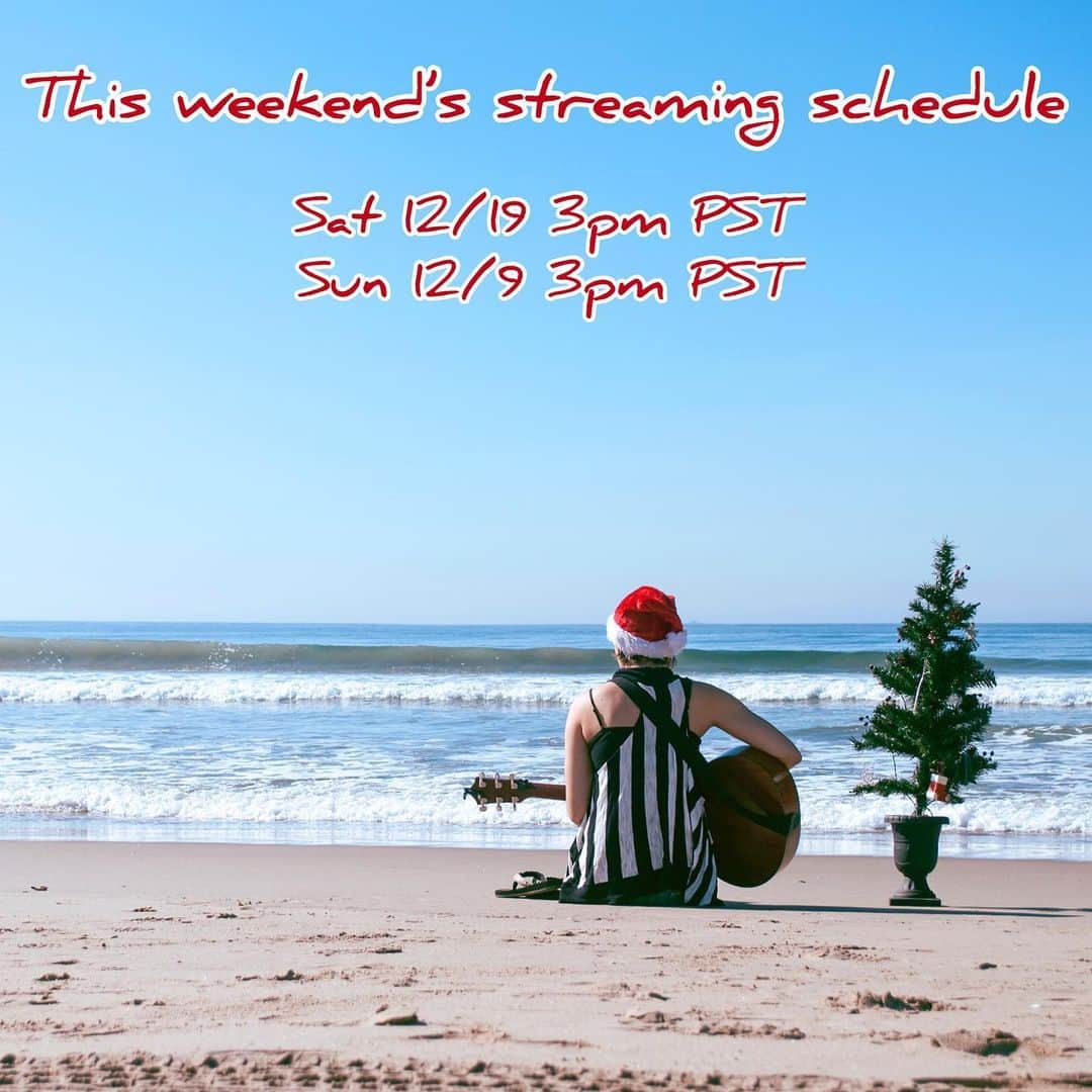 KATのインスタグラム：「Today and tomorrow on twitch I will be playing you Christmas Carols and Holiday songs along with re-live learning a lot of the new songs I have been writing with my special guests from songwriter sessions! You are so welcome to come and hang with me and throw snow balls at me too! Link is in the bio! ☺️🙌🏼 日曜日と月曜日の朝8:00 からツイッチでクリスマスソングや新曲のアレンジをライブストリームします！^_^ 是非遊びに来てね！ プロフィールからリンクがあります。☺️」