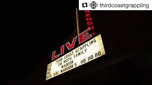 ショーン・パトリック・フラナリーのインスタグラム：「I’ll be commentating this laundry list of top matchups TONIGHT... TUNE IN! #Repost @thirdcoastgrappling ・・・ ITS FIGHT DAY! Tune in starting at 6pm CST / 7pm EST on @flograppling or come join us in Houston. Tickets are nearly gone! LETS GO」