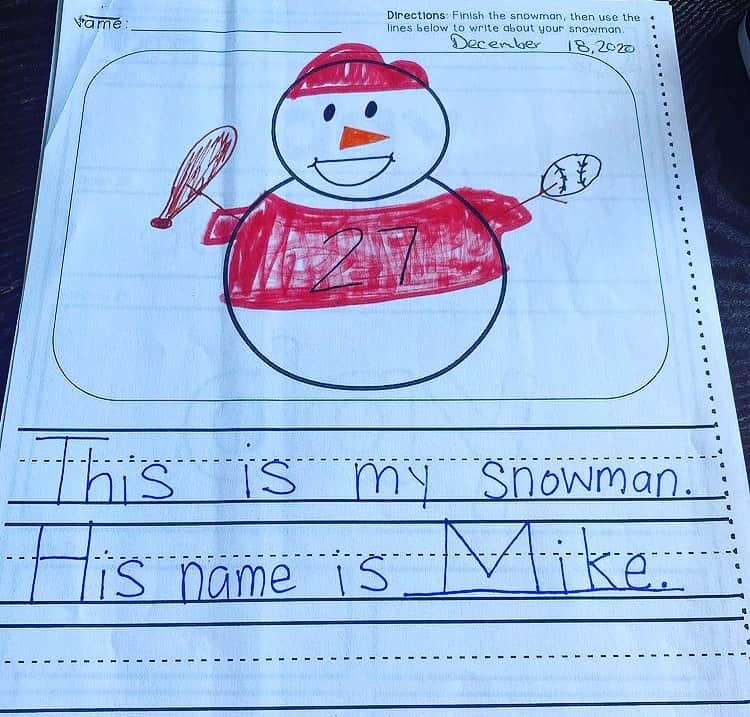 マイク・トラウトさんのインスタグラム写真 - (マイク・トラウトInstagram)「Thanks @Ms.Olson42!! 👍🏼😂 #NICEWORK」12月20日 7時48分 - miketrout