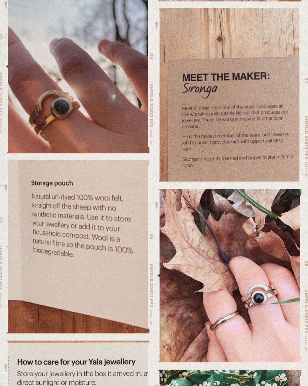 Amelia Zadroのインスタグラム：「A brand I’m proud to wear @yalajewellery ⚡️ sustainability isn’t just about using an eco-friendly material (although that is still a good start). Sustainability is about accountability in every step of the process from making, to marketing, to transportation and after care once the consumer has brought a product to make it last longer. We’ve all got parts to play and YALA is doing a damn good job on their side and educating me as a consumer about how to take better care of my jewellery too 🙏🏻✨🌱」